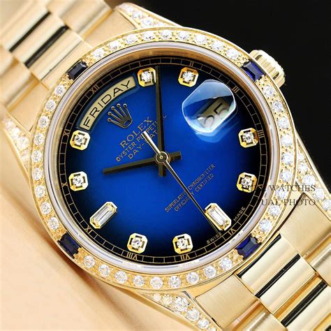 rolex day date blue dial sapphire crystal replica|rolex crystal vs sapphire crystal.